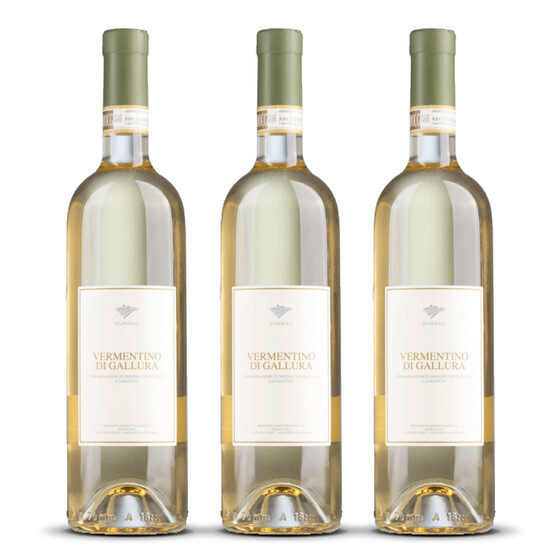 Surrau Limizzani Vermentino di Gallura 2023er Sardinien (3 x 0,75l)