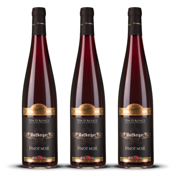 Wolfberger Pinot Noir dAlsace 2023er Elsass (3 x 0,75l)