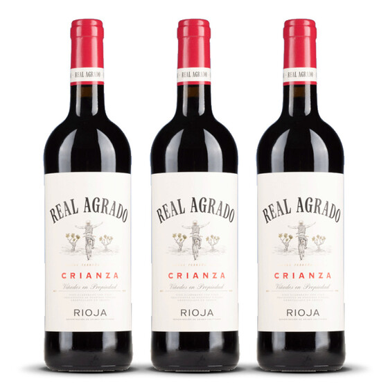 Real Agrado Rioja Crianza 2020er Rioja (3 x 0,75l)