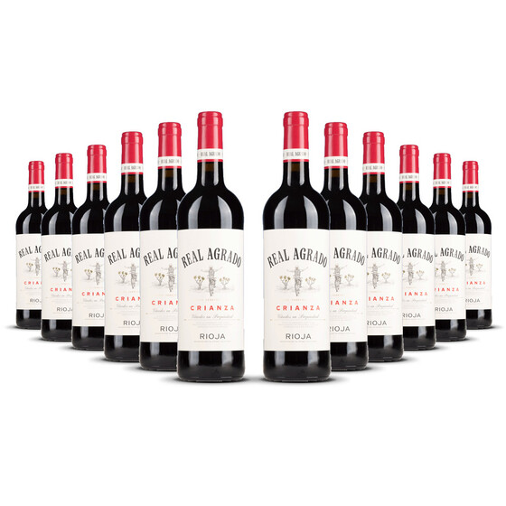 Real Agrado Rioja Crianza 2020er Rioja (12 x 0,75l)