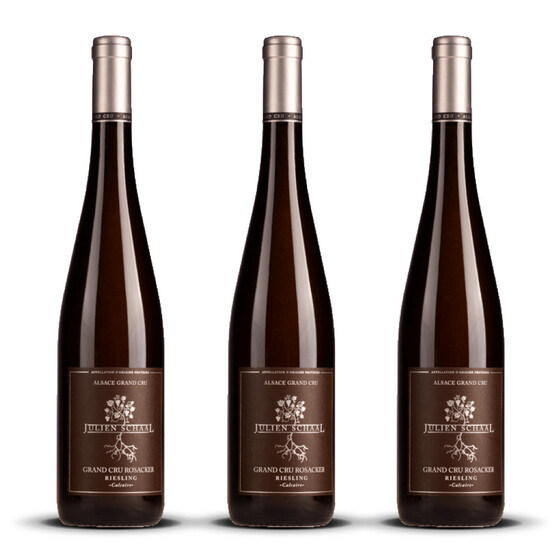 Julien Schaal Riesling Grand Cru Rosacker "Calcaire" 2023er Elsass (3 x 0,75l)