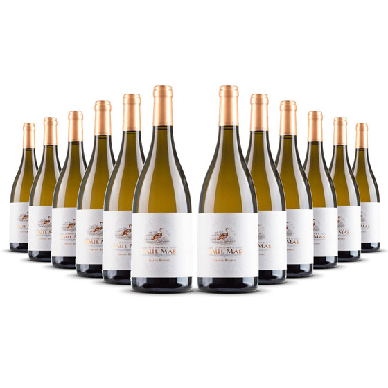 Paul Mas Grande Réserve Chardonnay (bio) 2023er Süd-Frankreich (12 x 0,75l)