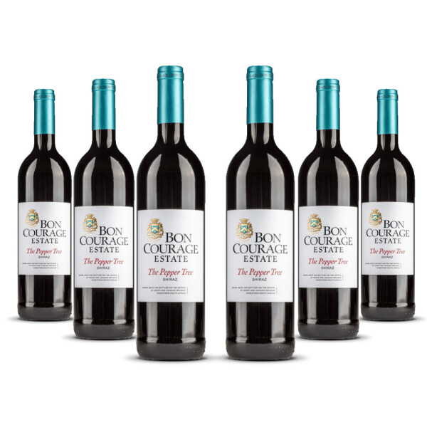 Bon Courage Shiraz The Pepper Tree 2022er Robertson (6 x 0,75l)