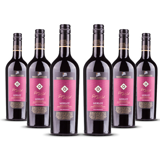 Sogno del Sud Merlot (bio) 2023er Sizilien (6 x 0,75l)