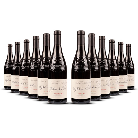 Domaine Fontaine du Clos Reflets Vacqueyras 2022er Côtes du Rhône (12 x 0,75l)