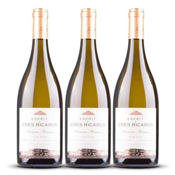 Esprit de Crès Ricards Marsanne / Roussanne 2023er Süd-Frankreich (3 x 0,75l)