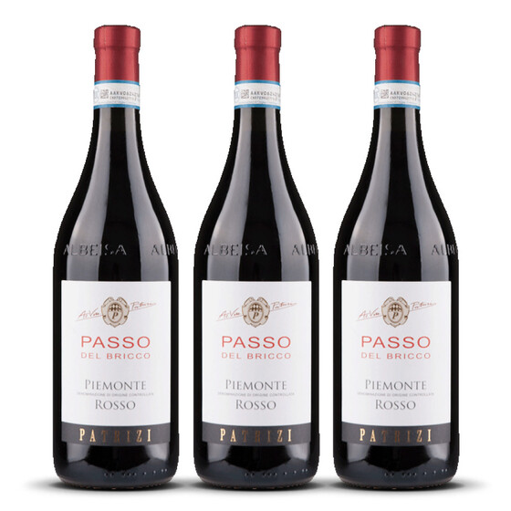 Passo del Bricco Piemonte Rosso DOC 2022er Piemont (3 x 0,75l)