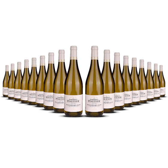 Domaine Pollier Mâcon Villages Blanc 2022er Burgund (18 x 0,75l)