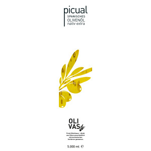 OLIVAS picual / 5000 ml (Kanister) * spanisches Oliven?l nativ extra aus 100% Picualoliven