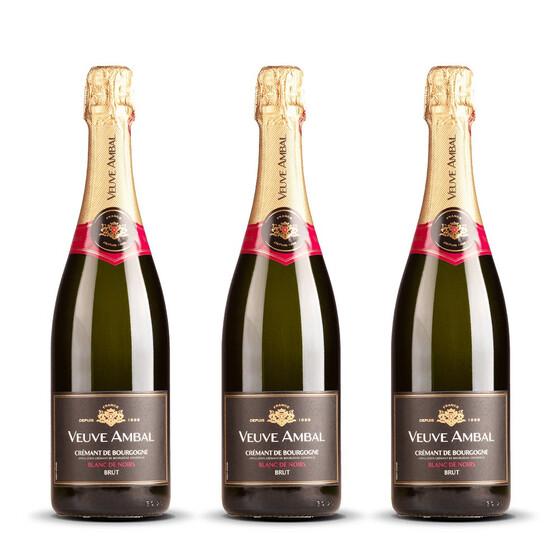 Veuve Ambal Cremant de Bourgogne Blanc de Noirs Rose Burgund (3 x 0,75l)