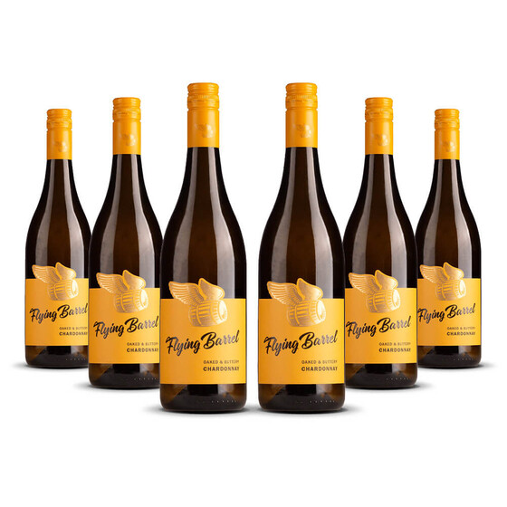 Flying Barrel Oaked & Buttery Chardonnay 2024er Western Cape (6 x 0,75l)