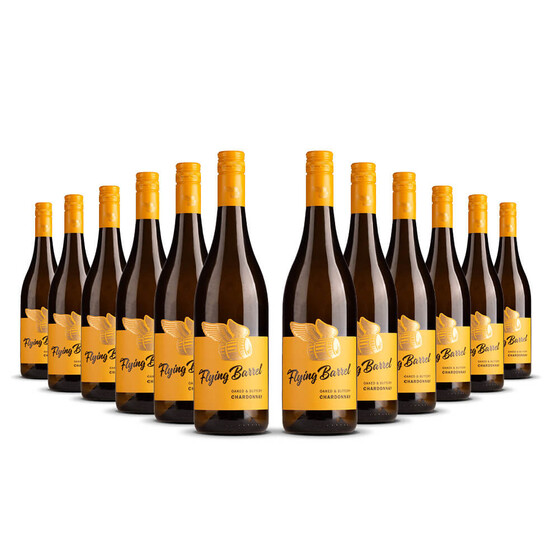 Flying Barrel Oaked & Buttery Chardonnay 2024er Western Cape (12 x 0,75l)