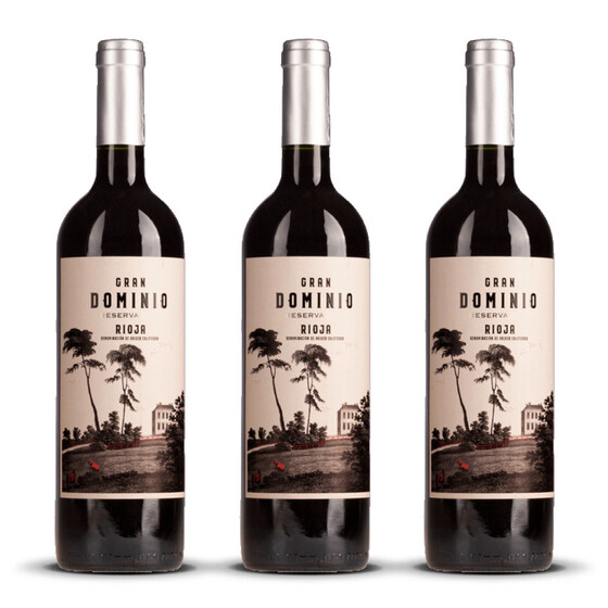 Gran Dominio Reserva Rioja 2018er Rioja (3 x 0,75l)