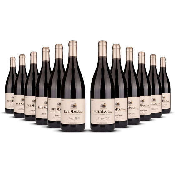 Paul Mas Réserve Single Vineyard Collection Saint-Hilaire Pinot Noir 2023er Süd-Frankreich (12 x 0,75l)