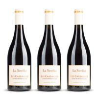 La Nerthe Les Cassagnes Rhône Villages Rouge (bio) 2022er Côtes du Rhône (3 x 0,75l)