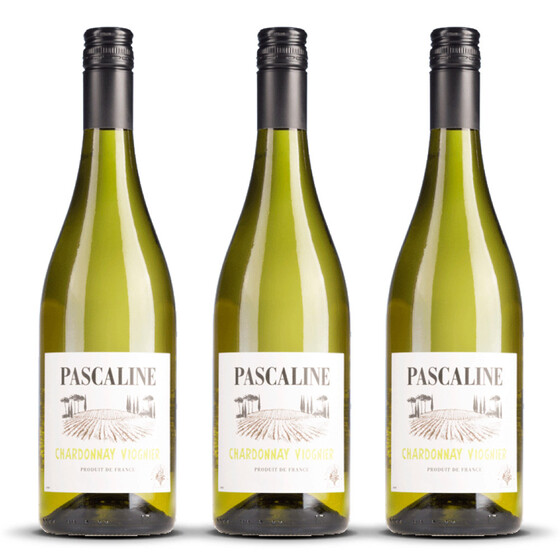 Pascaline Chardonnay / Viognier 2023er Süd-Frankreich (3 x 0,75l)