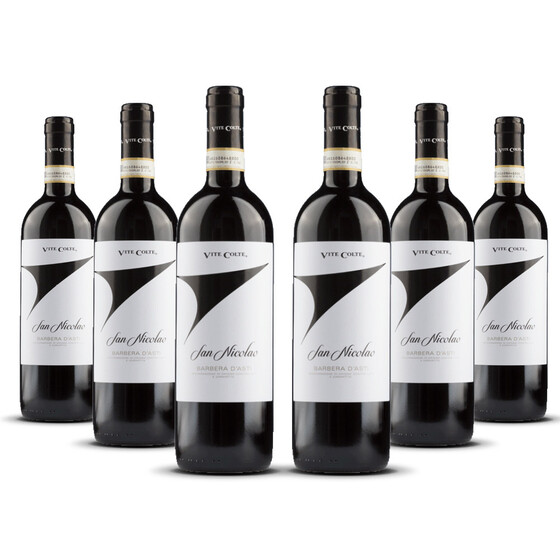 Vite Colte San Nicolao Barbera dAsti 2023er Piemont (6 x 0,75l)