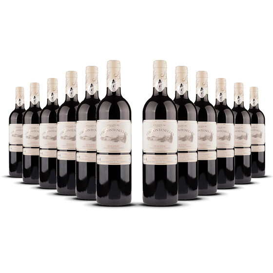 Chï¿½teau Les Fontenelles Bergerac Rouge 2023er Bordeaux (12 x 0,75l)