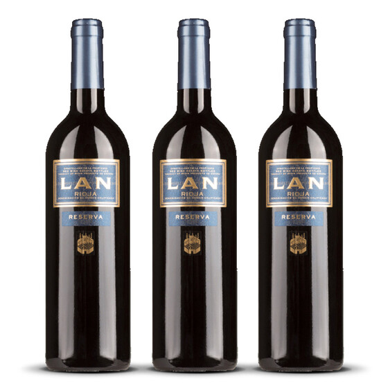 Bodegas LAN Rioja Reserva 2018er Rioja (3 x 0,75l)