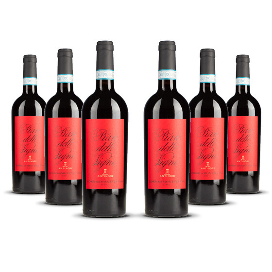 Pian delle Vigne Rosso di Montalcino 2023er Toskana (6 x 0,75l)