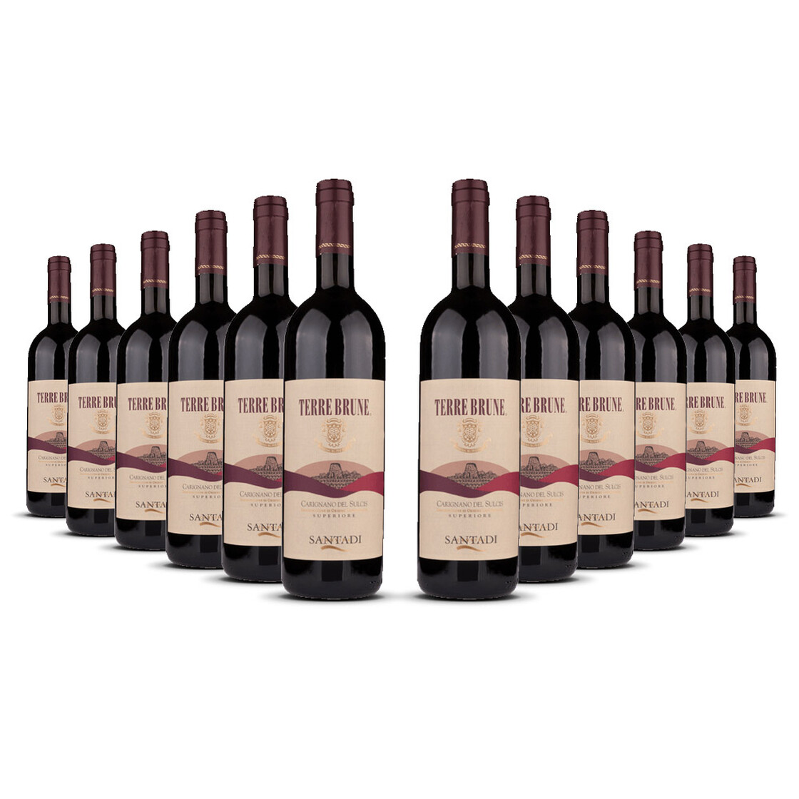 Santadi Terre Brune Superiore 2020er Sardinien (12 x 0,75l)