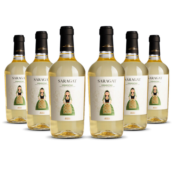 Saragat Vermentino di Sardegna 2024er Sardinien (6 x 0,75l)