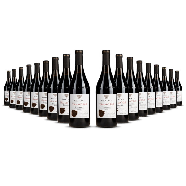 Bel Colle Piemonte Rosso Passo del Gallo 2023er Piemont (18 x 0,75l)