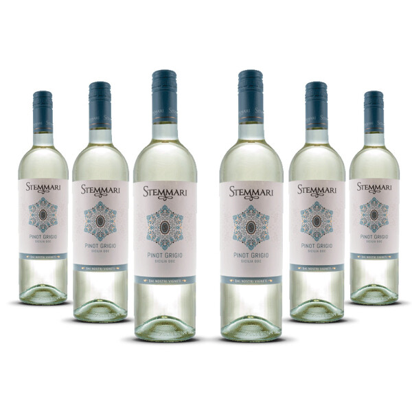 Stemmari Pinot Grigio 2024er Sizilien (6 x 0,75l)