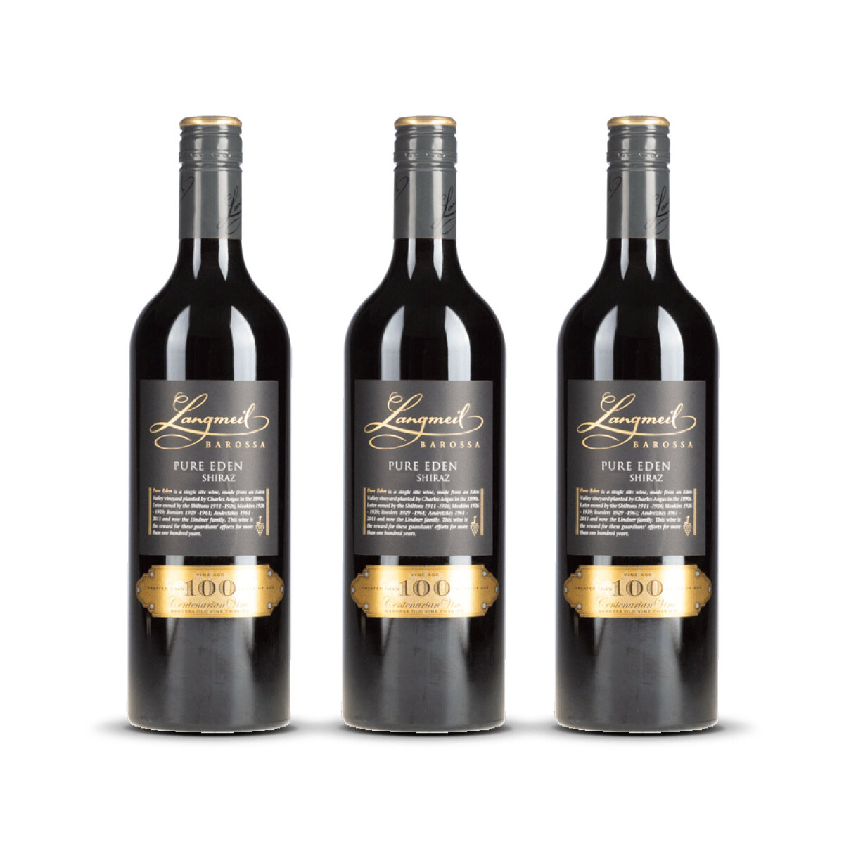 Langmeil Pure Eden Shiraz 2021er Eden Valley (3 x 0,75l)