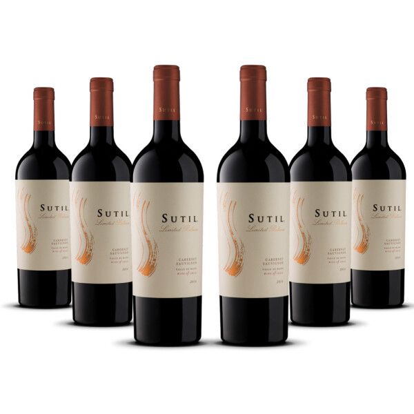 Sutil Limited Release Cabernet Sauvignon 2020er Maipo Valley (6 x 0,75l)