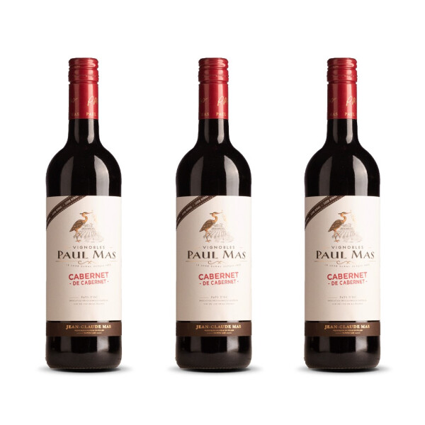 Paul Mas Cabernet de Cabernet 2023er Süd-Frankreich (3 x 0,75l)