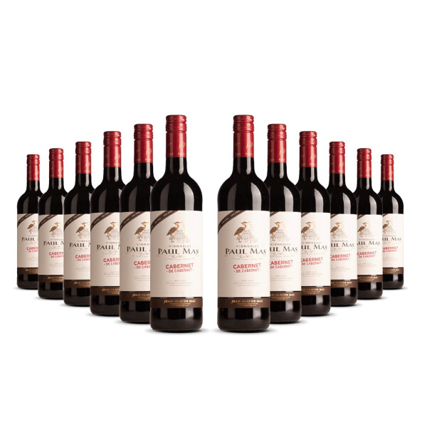 Paul Mas Cabernet de Cabernet 2023er Süd-Frankreich (12 x 0,75l)