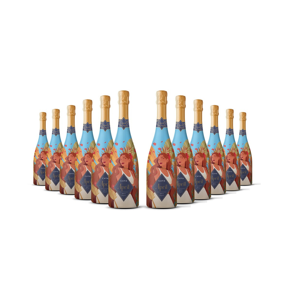 Cava April Brut Blanco Penedés (12 x 0,75l)