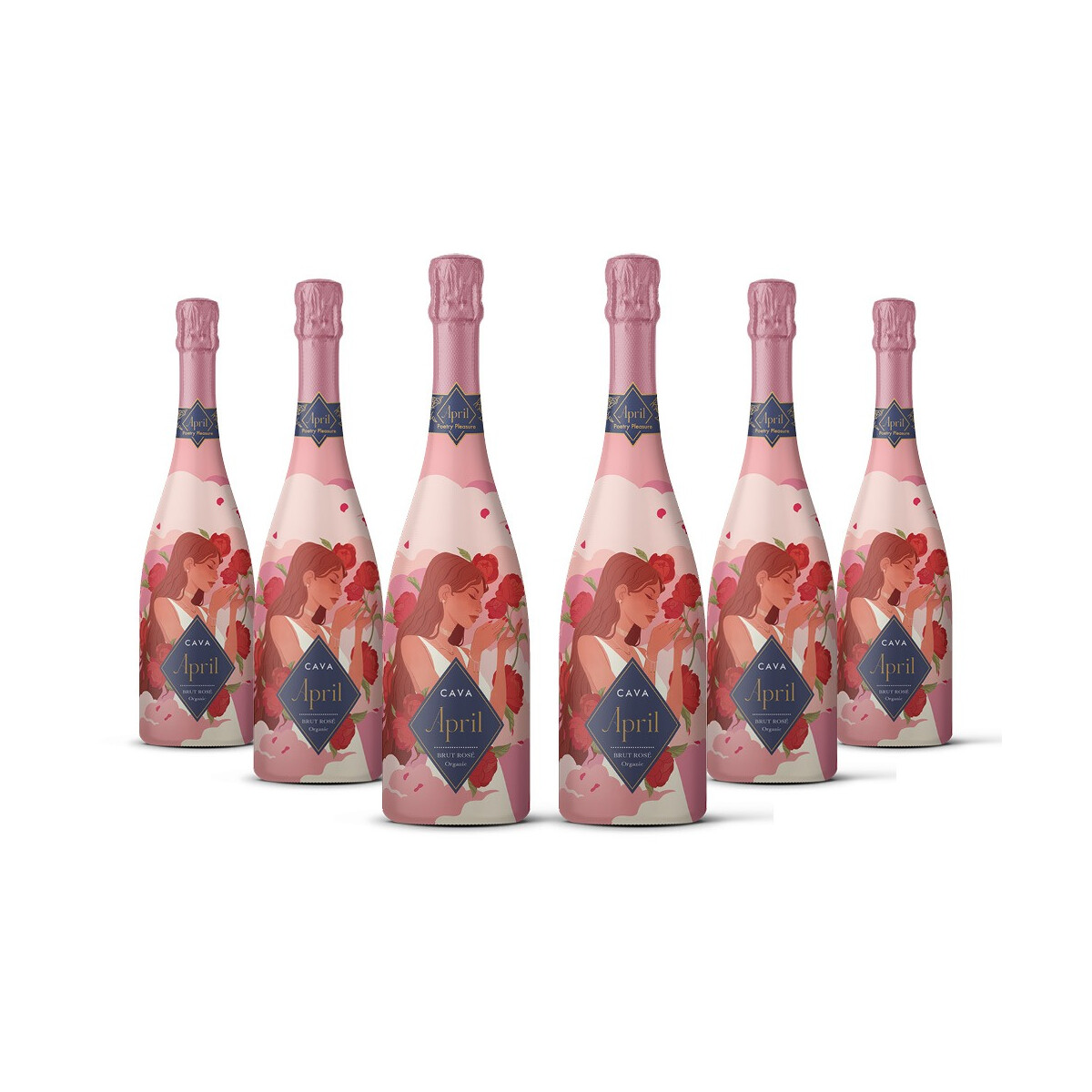 Cava April Brut Rosado Penedés (6 x 0,75l)