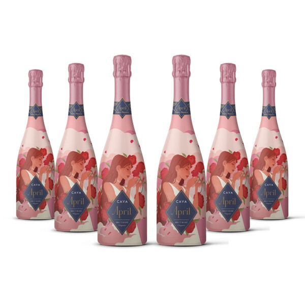 Cava April Brut Rosado Penedés (6 x 0,75l)