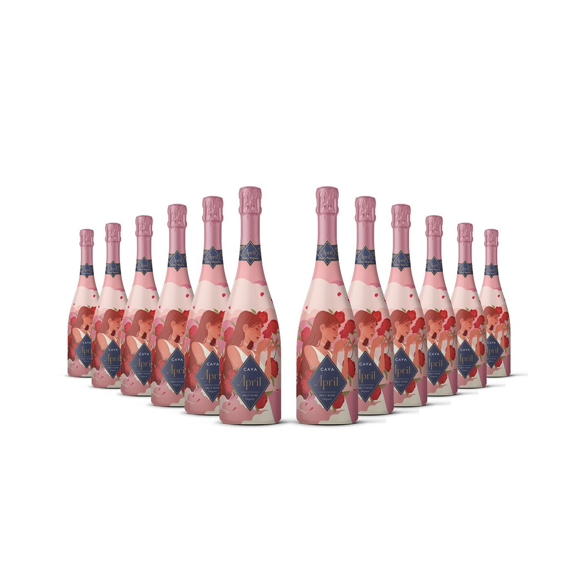 Cava April Brut Rosado Penedés (12 x 0,75l)