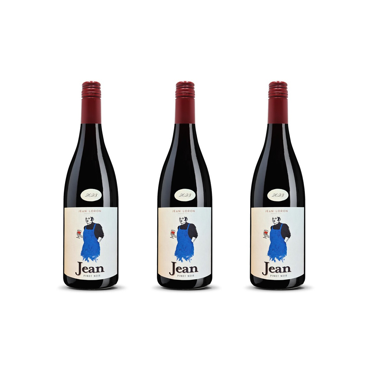 Jean Pinot Noir Vin de France 2023er Burgund (3 x 0,75l)