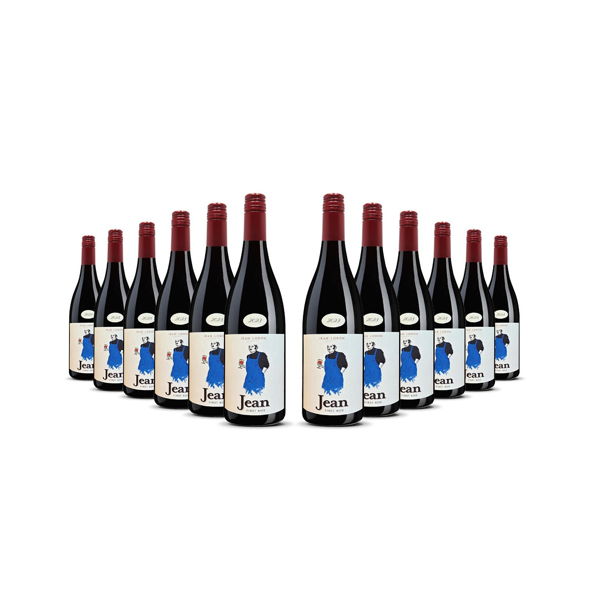 Jean Pinot Noir Vin de France 2023er Burgund (12 x 0,75l)