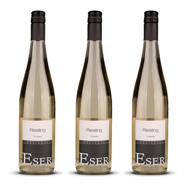 Eser Riesling Trocken 2023er Rheingau (3 x 0,75l)
