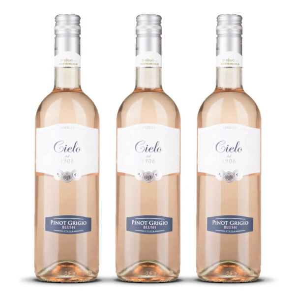 Cielo Pinot Grigio Rosé Blush 2024er Veneto (3 x 0,75l)