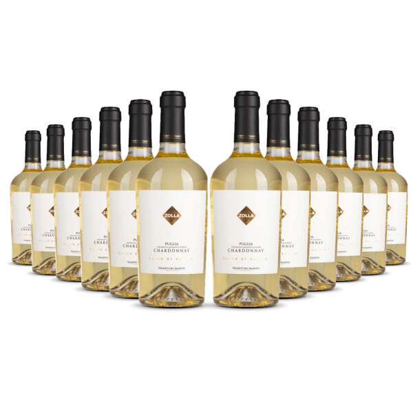 Zolla Chardonnay IGP Puglia 2024er Apulien (12 x 0,75l)