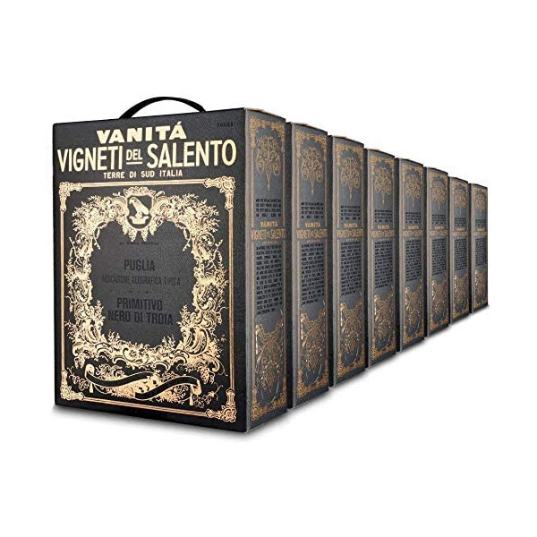 Vigneti del Salento - Vanitá | Nero di Troia - Primitivo Bag-in-Box (8 x 3 l)