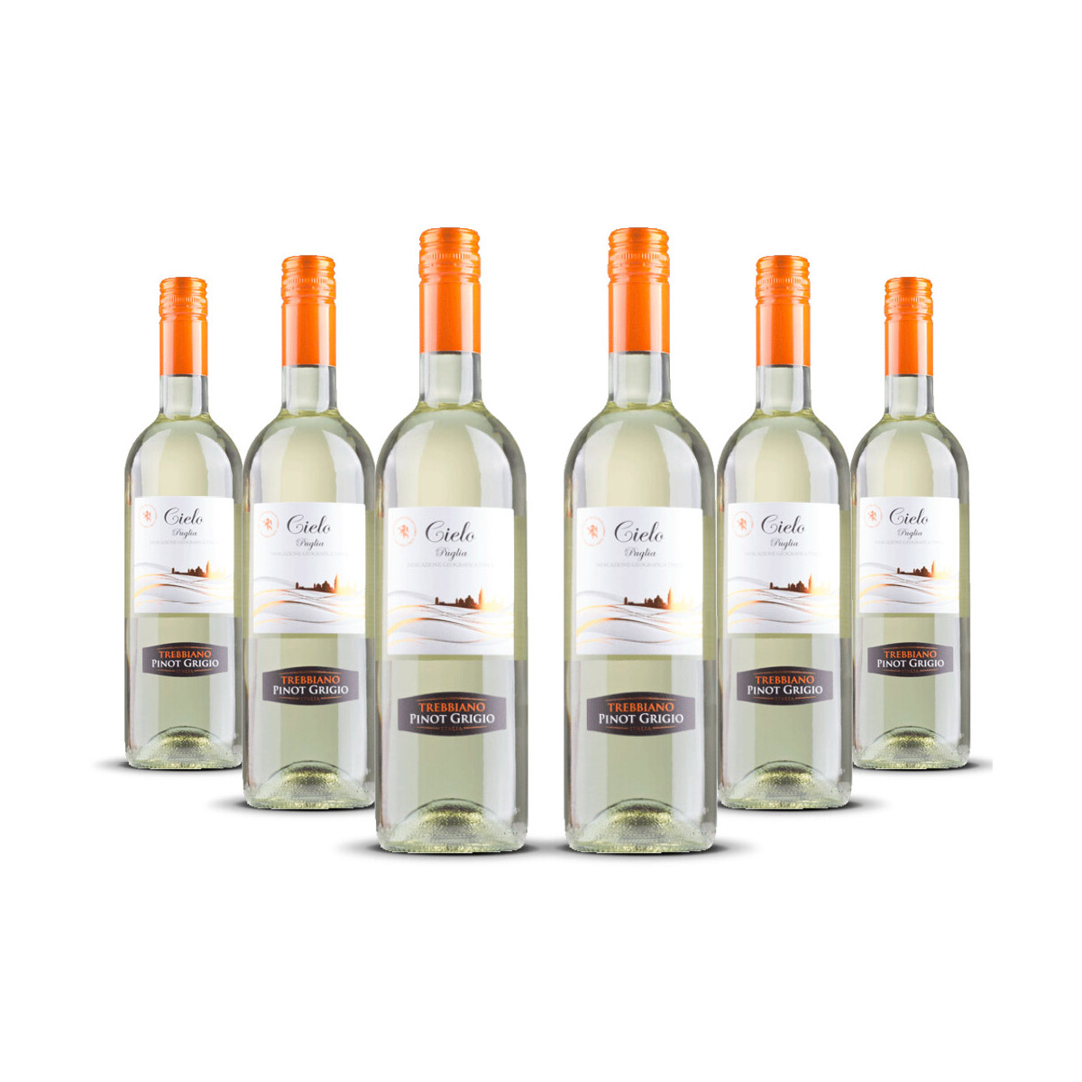 Cielo Trebbiano / Pinot Grigio 2024er Apulien (6 x 0,75l)
