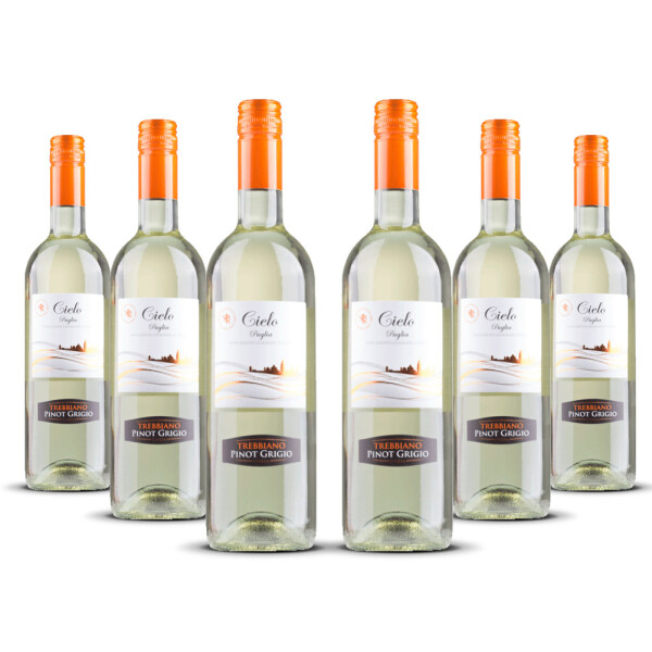 Cielo Trebbiano / Pinot Grigio 2024er Apulien (6 x 0,75l)