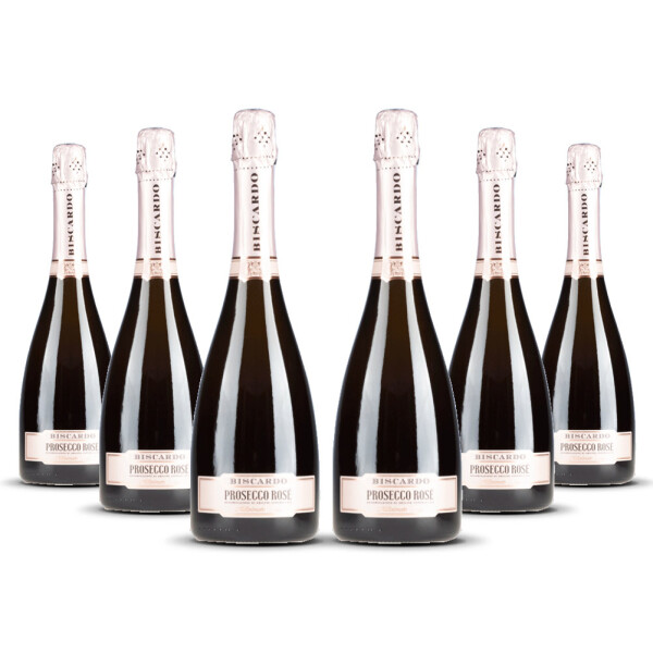 Prosecco Rosato Biscardo Spumante DOC 2024er Veneto (6 x 0,75l)