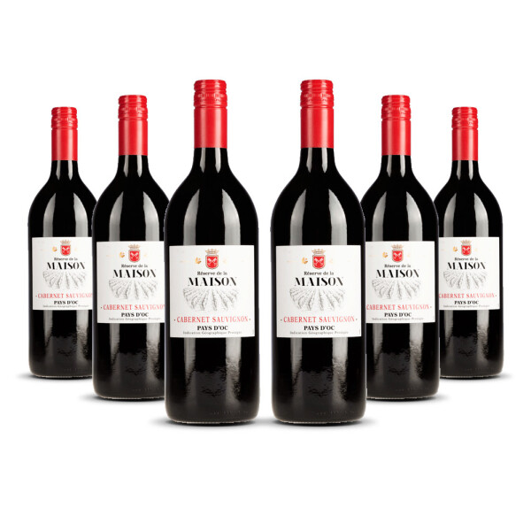 Réserve de la Maison Cabernet Sauvignon LTR 2024er Süd-Frankreich (6 x 1l)