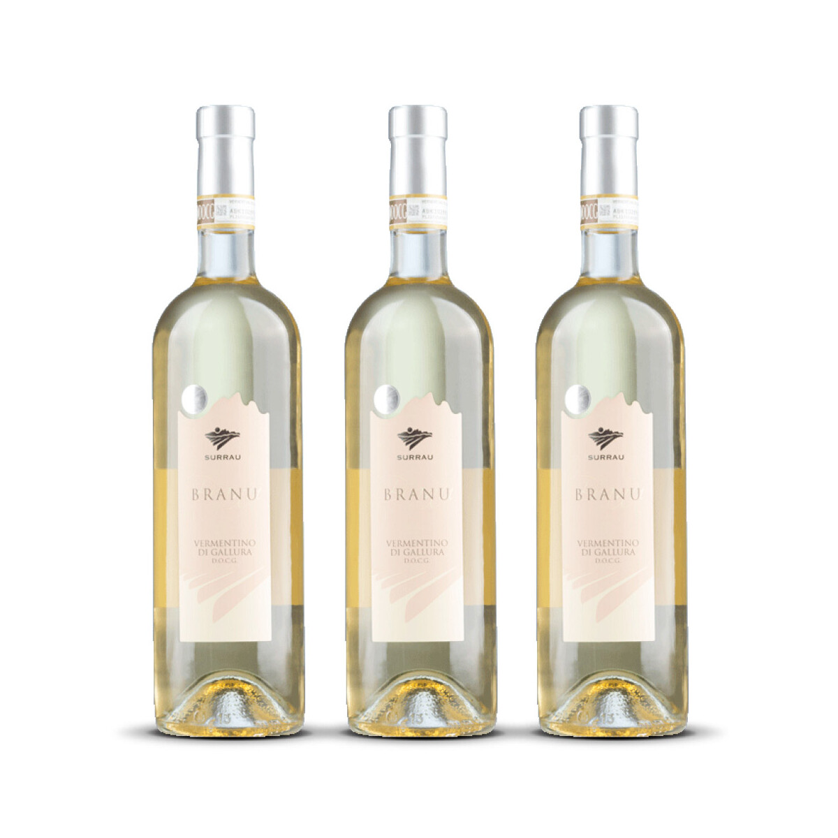 Surrau Branu Vermentino di Gallura 2024er Sardinien (3 x...