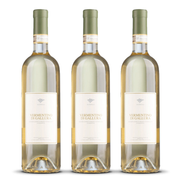 Surrau Limizzani Vermentino di Gallura 2024er Sardinien (3 x 0,75l)