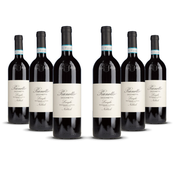 Prunotto Occhetti Nebbiolo dAlba 2022er Piemont (6 x 0,75l)