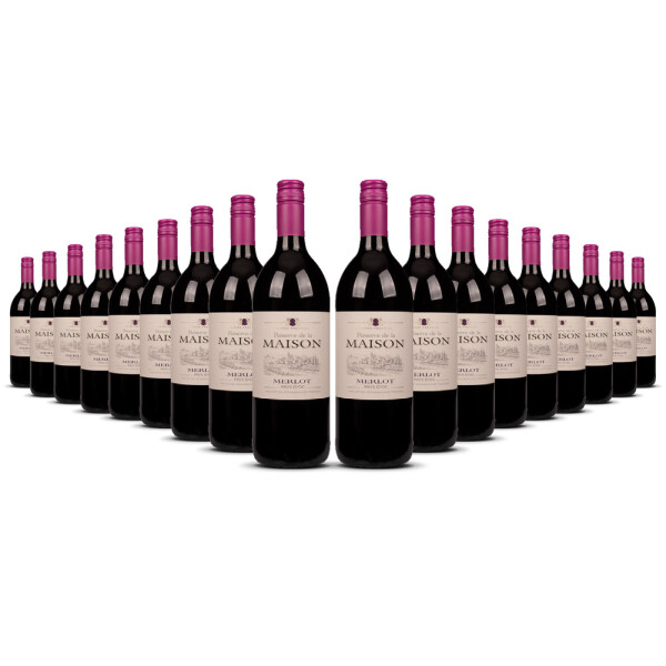 Réserve de la Maison Merlot Vin de Pays dOc LTR 2024er Süd-Frankreich (18 x 1l)